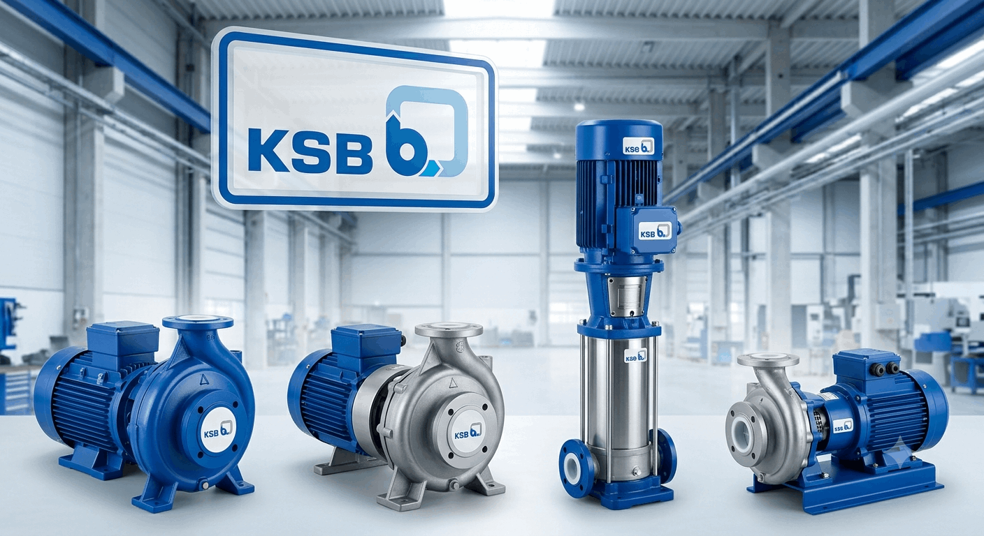 KSB industrial pumps supplied by Watershine Pumps