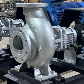Air-cooled thermal oil pumps for high-temperature heat transfer